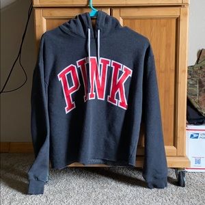 Pink Victoria’s Secret cropped sweater